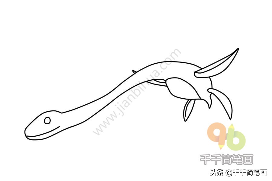 简笔画100个恐龙9-10岁,儿童简笔画恐龙大全简单又漂亮