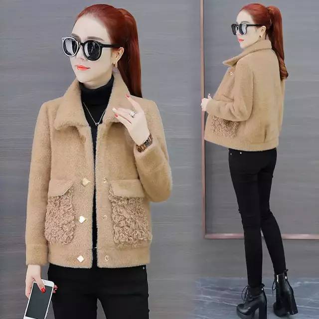 女人过了40岁就别穿得太老气了,40岁女人水貂绒搭配