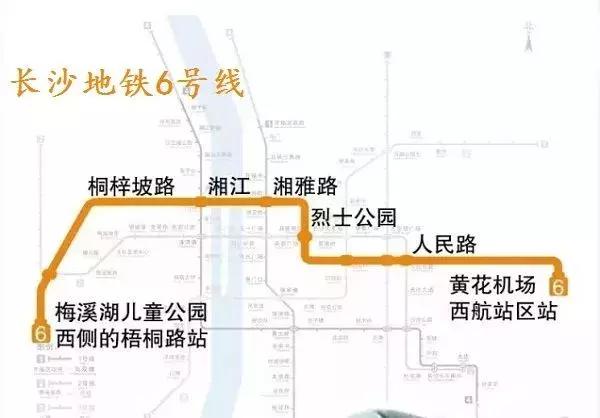 长沙地铁6号线隆平水稻博物馆站,长沙地铁6号线全部站点名
