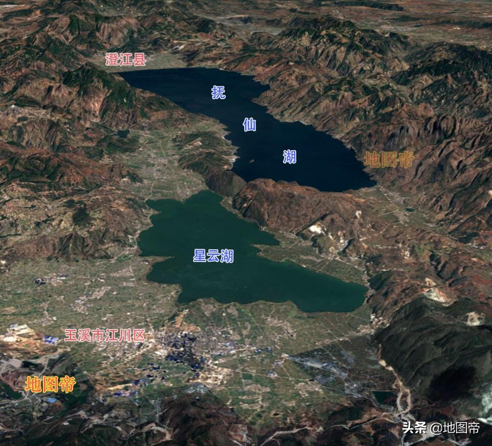 抚仙湖蓄水量是滇池的几倍,中国最深的淡水湖滇池