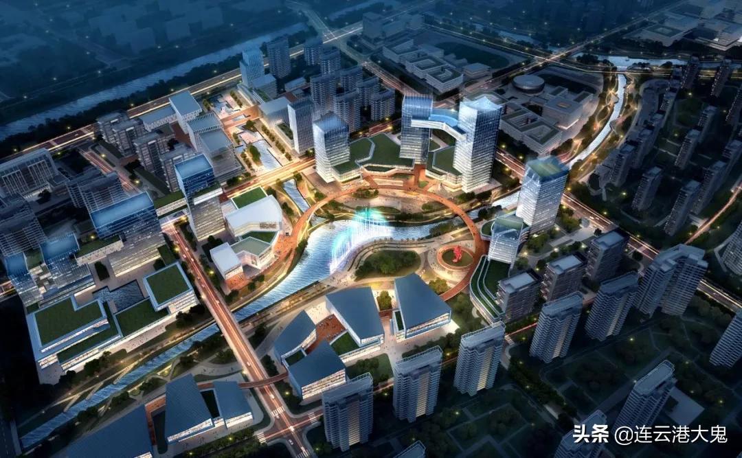 赣榆徐福片区城市设计效果图首发，一座现代化城市即将华丽呈现