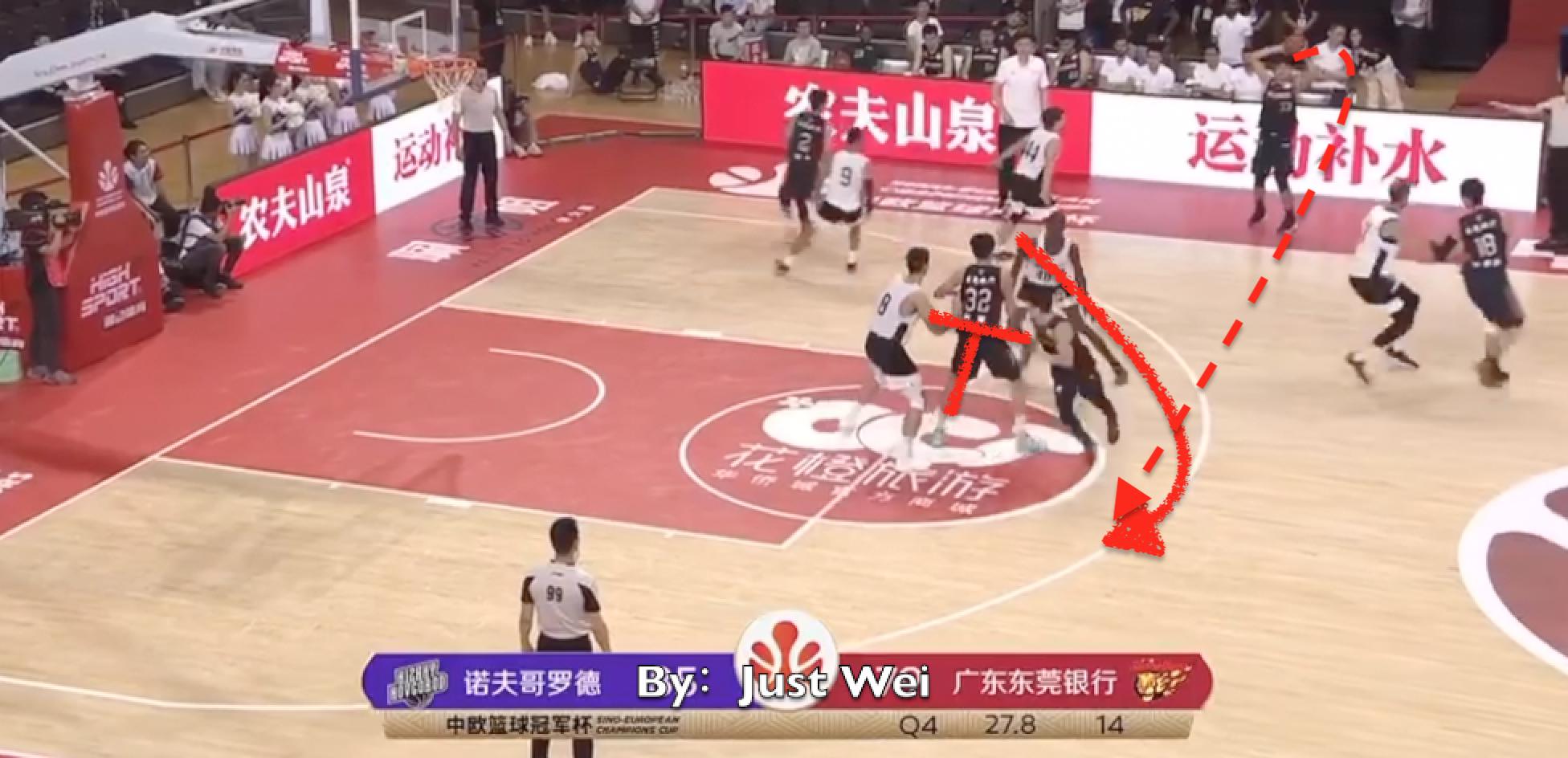 杜锋三秒边线球,李楠和杜锋边线球