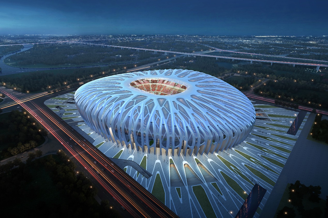 广州恒大足球场建筑设计效果图,恒大新足球场亮相究竟有多惊艳