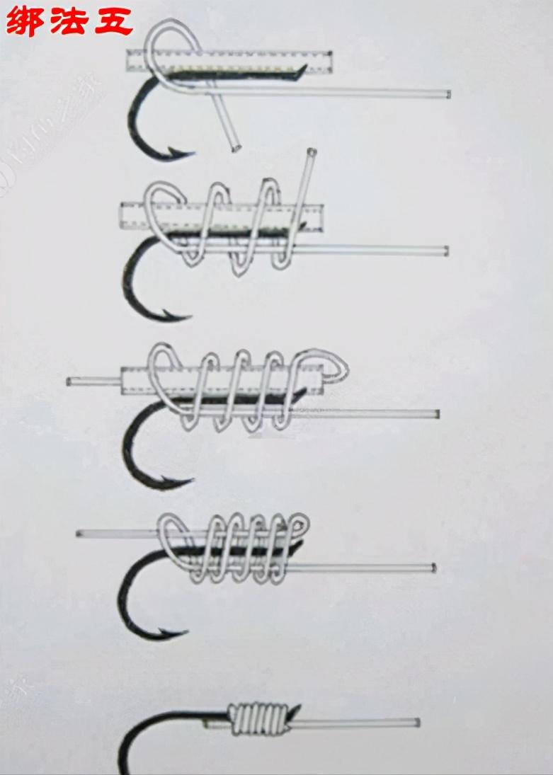 绑钩教学慢动作最结实的绑钩,一遍就能学会的最牢固绑钩方法