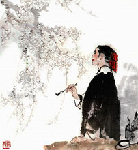 王冕画荷花内容概括,王冕画梅