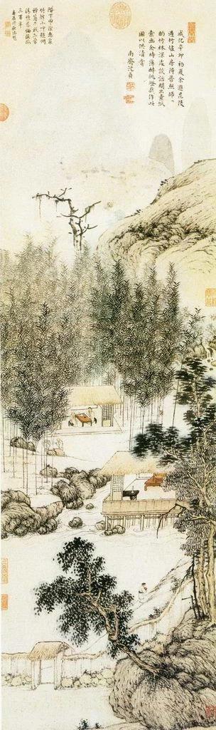 大师画竹里馆,大师画竹欣赏