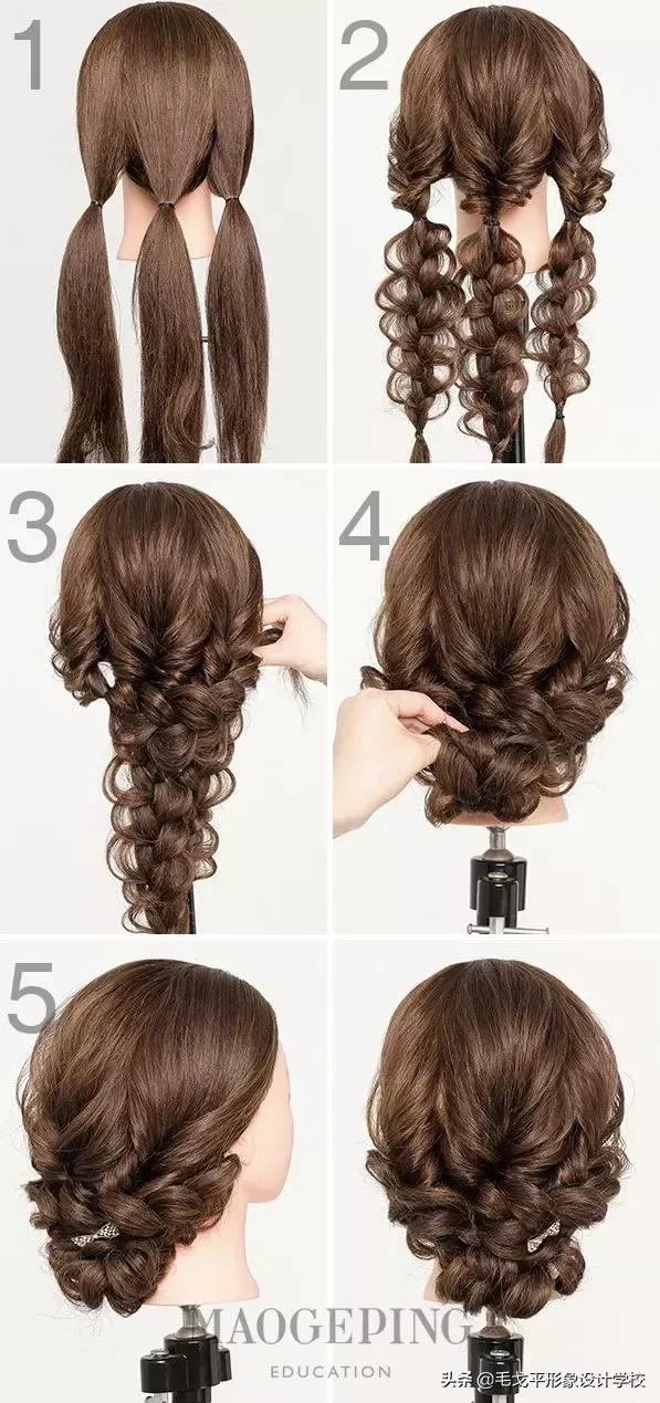 手把手教羊毛卷怎么扎,最好看的两种扎发