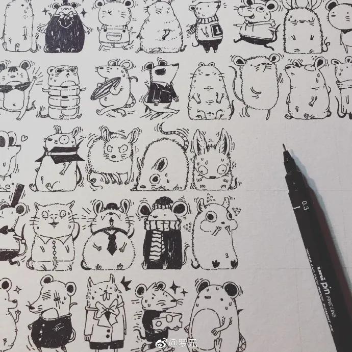 90后插画师画鬼,90后插画师山海经神兽