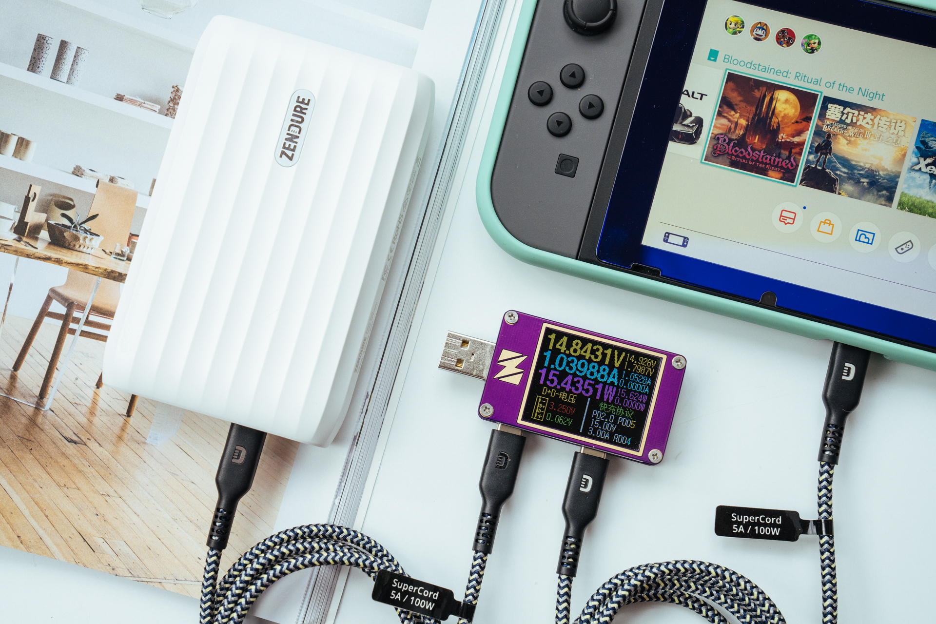 笔记本电脑充电充得很慢怎么办,zendure充电宝x5