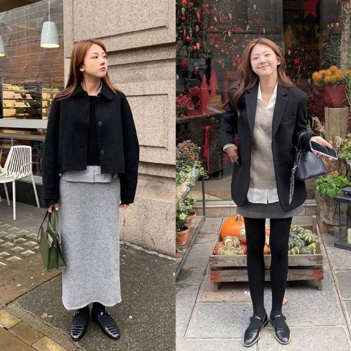 跟着小姐姐学穿搭,跟着韩剧学穿搭漂亮姐姐