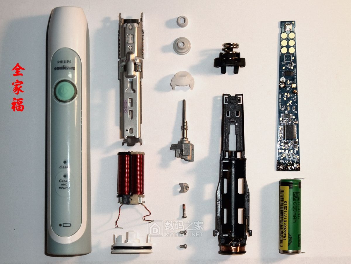 松下和飞利浦儿童电动牙刷,欧乐b和飞利浦电动牙刷拆机