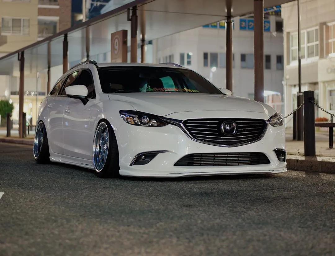 阿特兹轮毂改装案例,马自达阿特兹改装案例