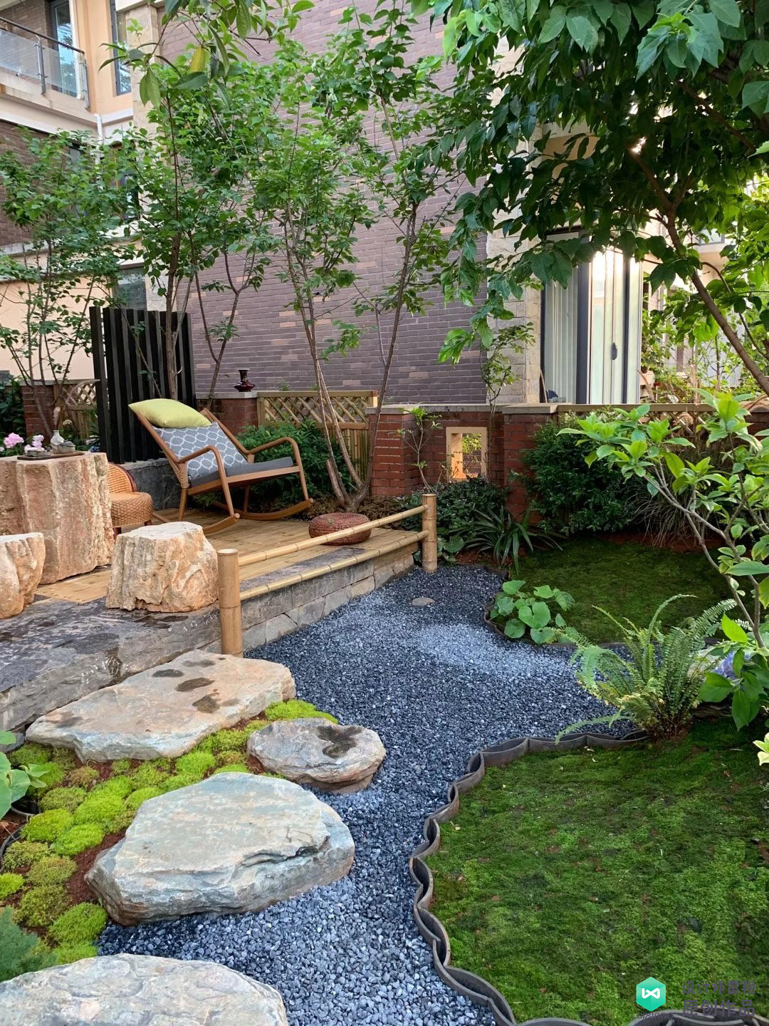 庭院大门正对墙面设计,庭院门不对入户门怎么设计