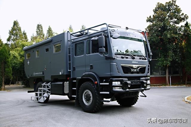 500万的德国曼卡4x4越野房车,德国曼4x4越野房车试驾视频