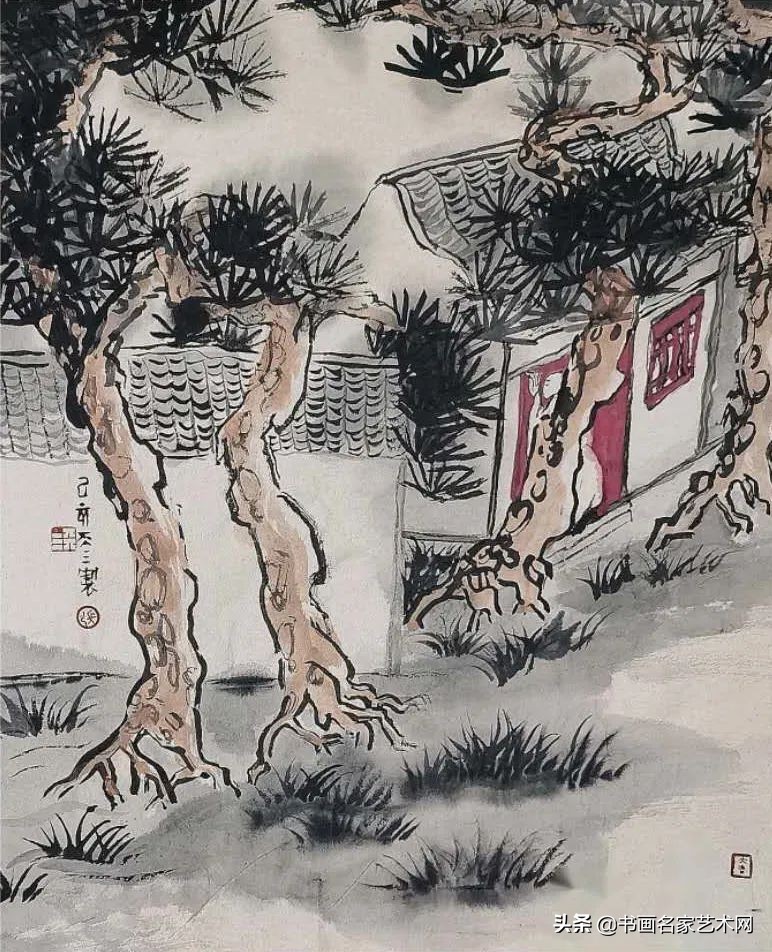 天三书画作品欣赏,天艺天画真迹欣赏