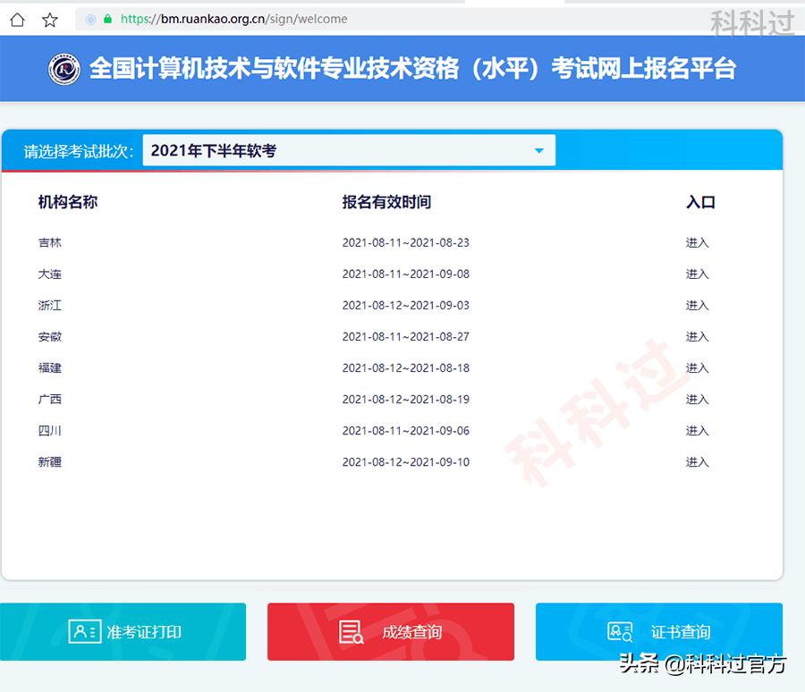 软考为什么大连单独报名,软考报名流程及注意事项表