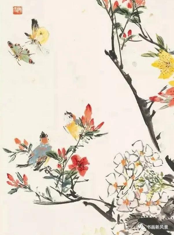 王雪涛画戴胜鸟,王雪涛画的小鸟图片