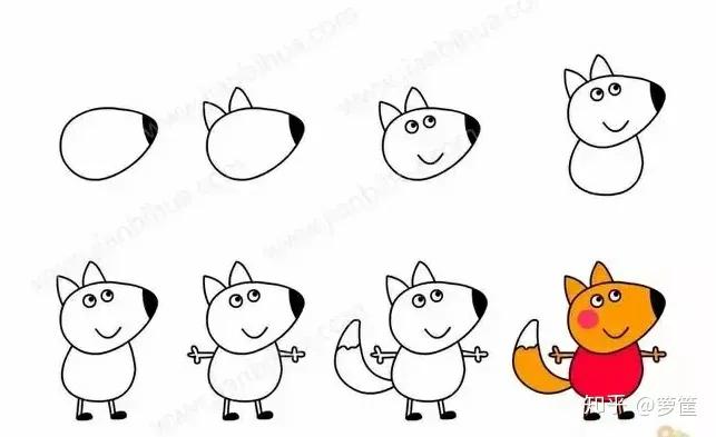 画小动物简笔画简单又漂亮,春天里的小动物怎么画简笔画