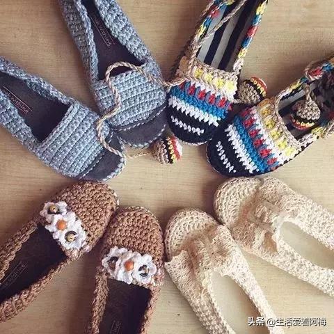 钩针钩出漂亮的毛线鞋图解,钩针钩织有些后跟的鞋子全部教程