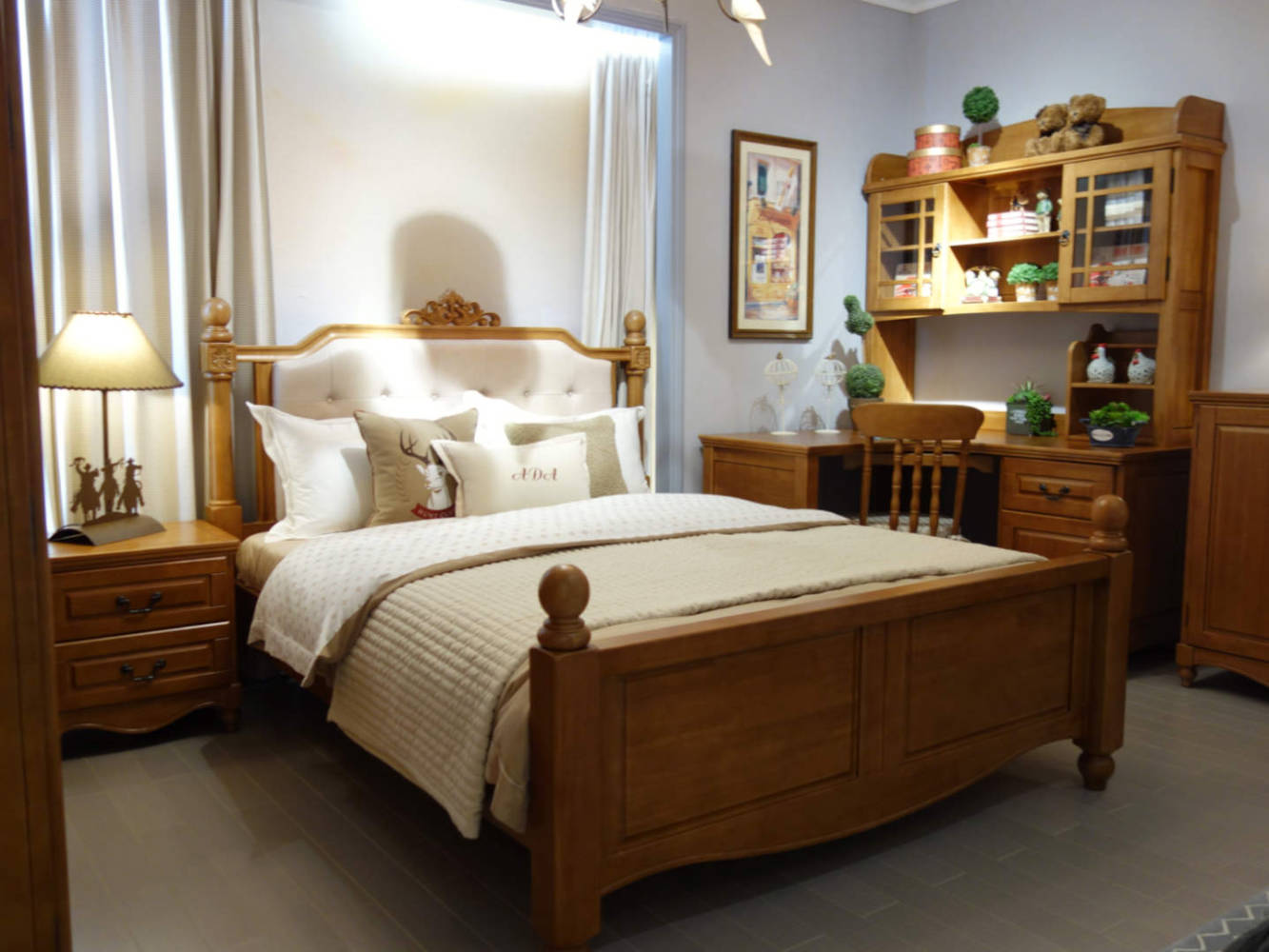 英伦小屋床价格,英伦橡木儿童床