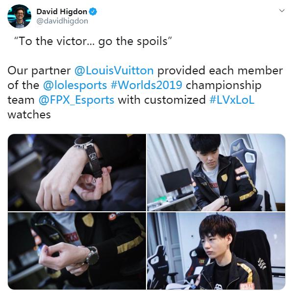 fpx送lv表,英雄联盟路易威登手表