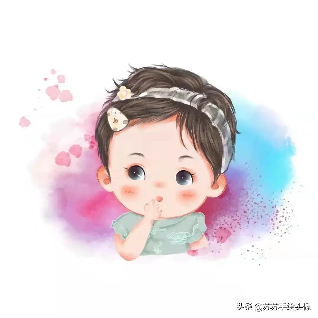 可爱又摆烂的萌娃头像,可爱到极点的萌宝头像