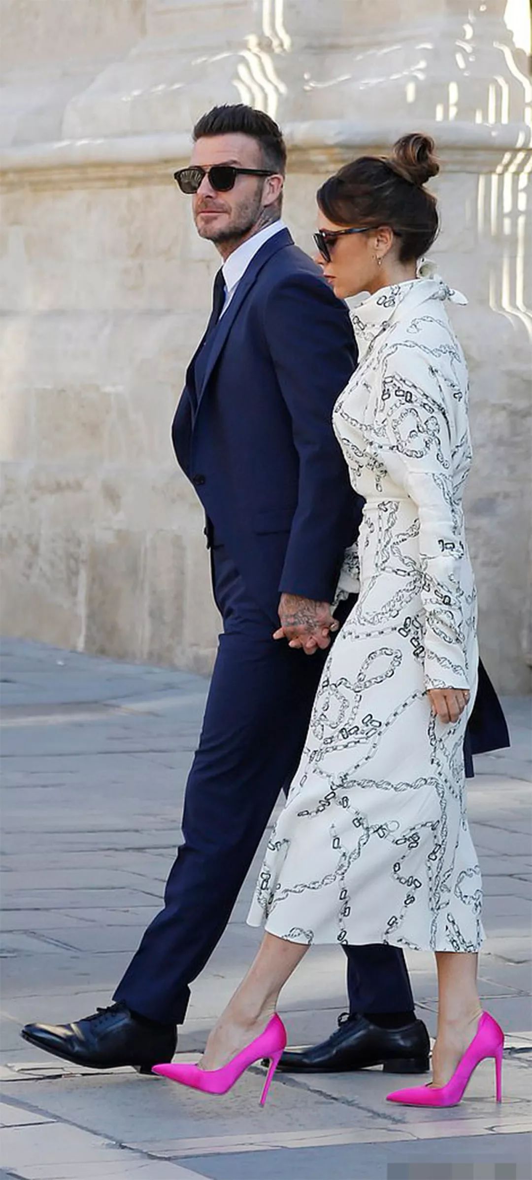 贝嫂与梅根同框,贝嫂哈里梅根婚礼