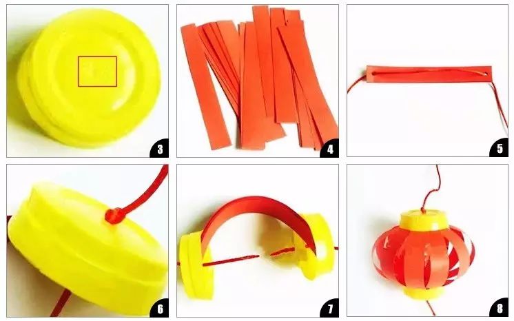 迎接新年的剪纸灯笼,做灯笼来点过年的气氛吧