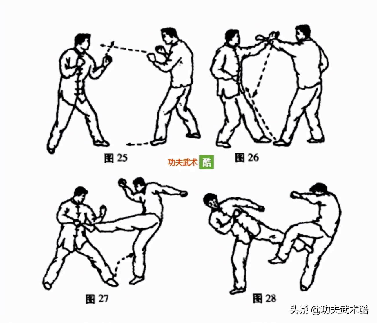 民间南派洪拳实战技法,洪拳散手八式图解