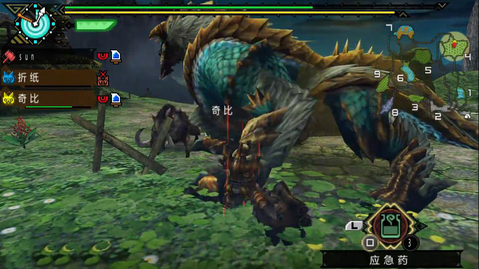 PSP上的销量神话，日本FAMI通近满分的白金神作《怪物猎人P3》