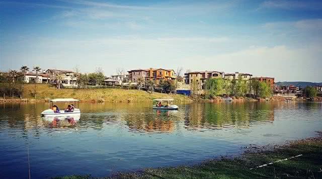 湖北度假村项目,湖北度假村航拍