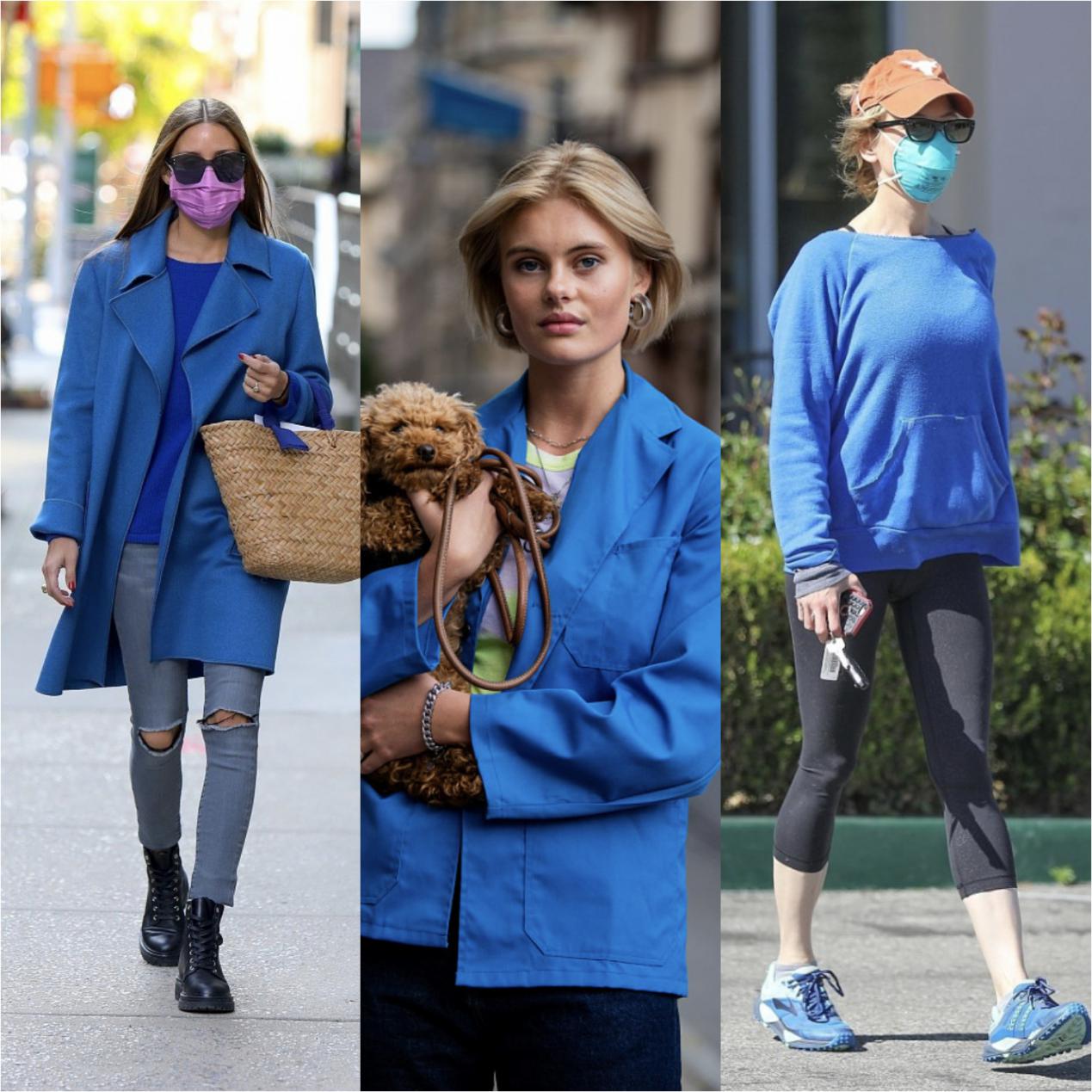 肤色暗沉不知道怎么搭？宝蓝色的服装你值得拥有，显白有气质