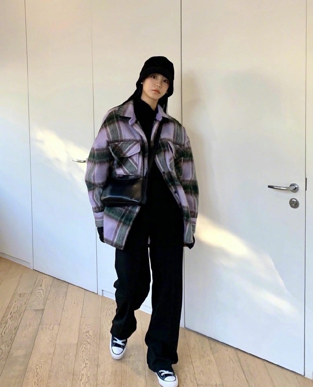 韩国直筒裤,韩系直筒裤穿搭