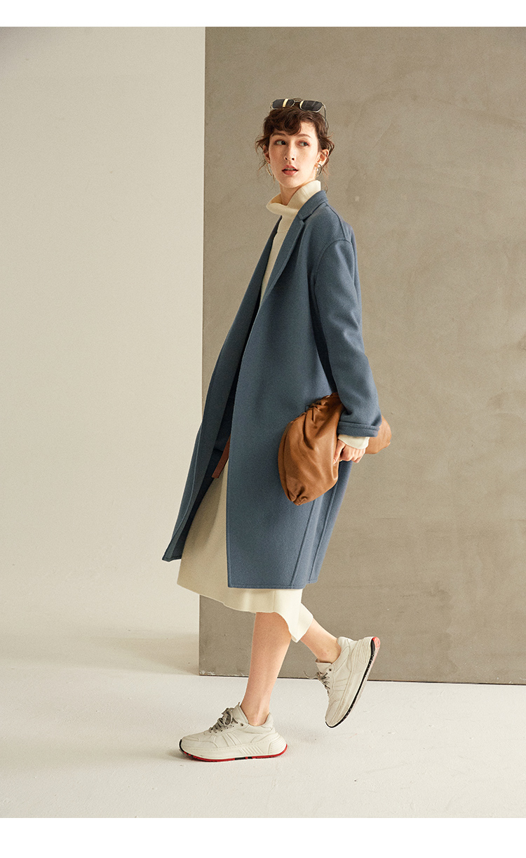 具有独特风格的羊绒大衣,厚实纯羊绒大衣