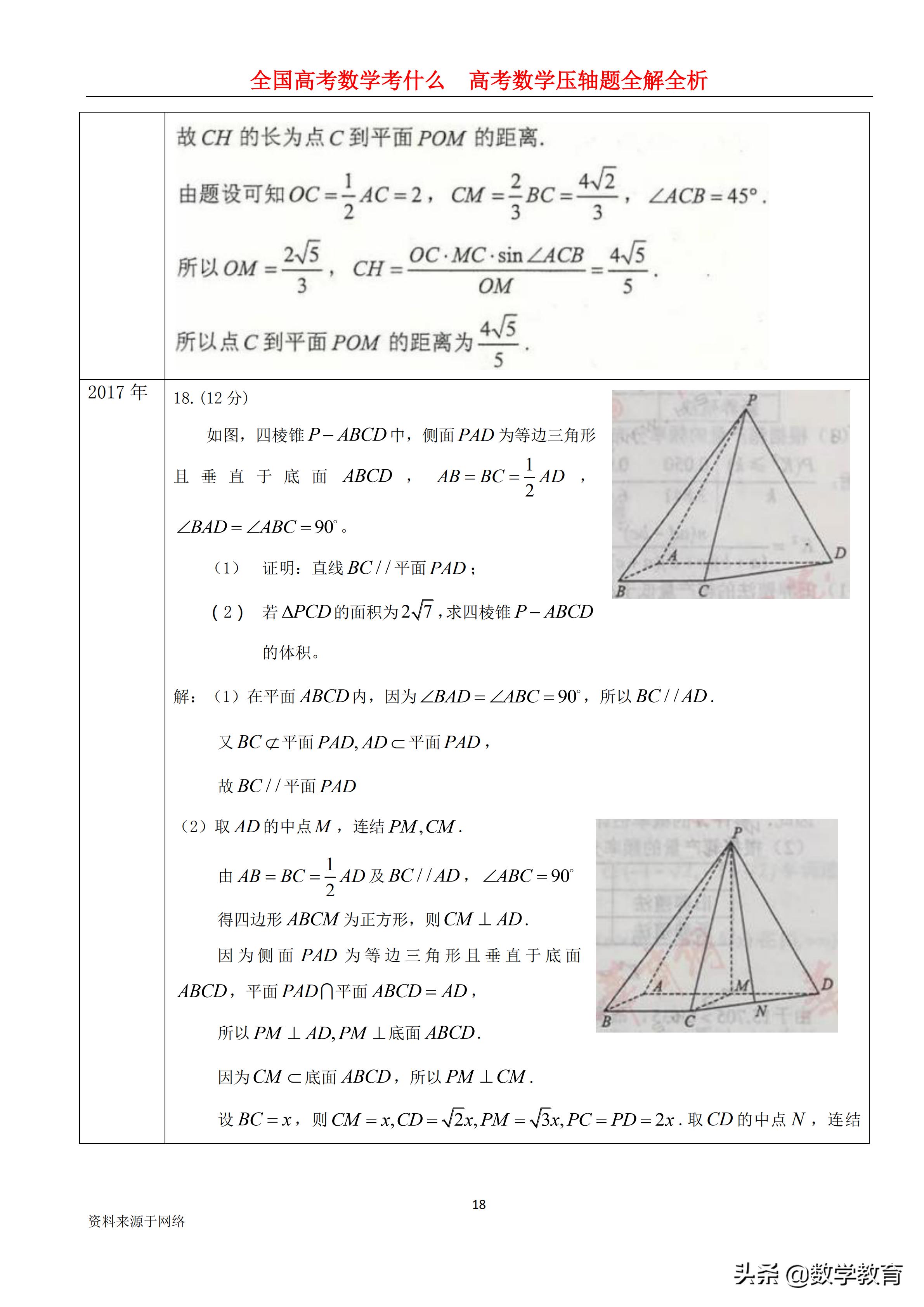 2019年高考全国1卷文科数学,2019年高考文科数学全国一卷讲解