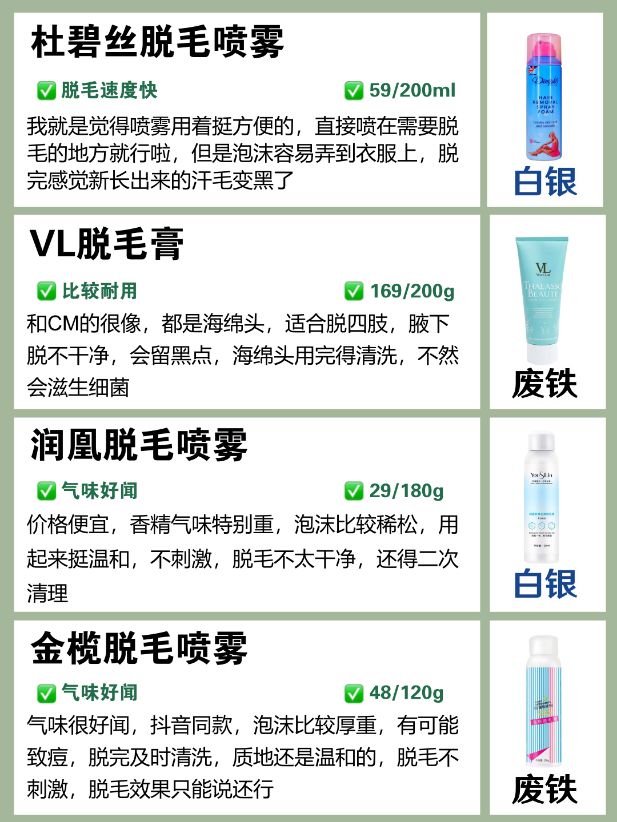 脱毛膏推荐老爸评测,脱毛膏推荐拼多多