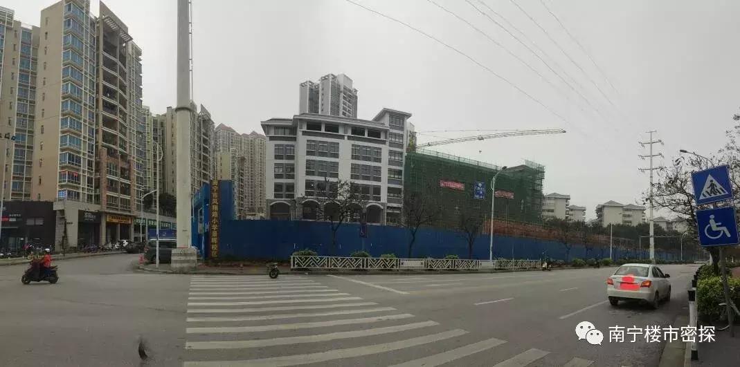 南宁凤岭北中学航拍,凤岭北学校航拍