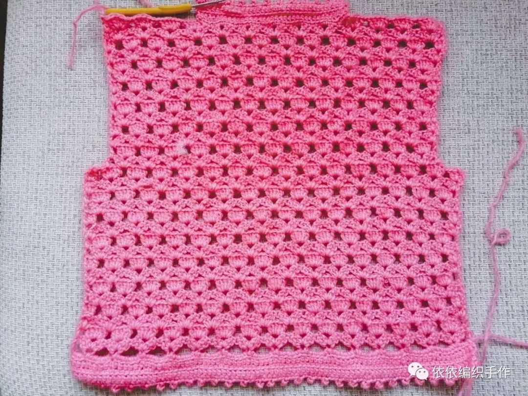 枫叶花宝宝开衫编织教程,3个水草花开衫领子怎么样钩