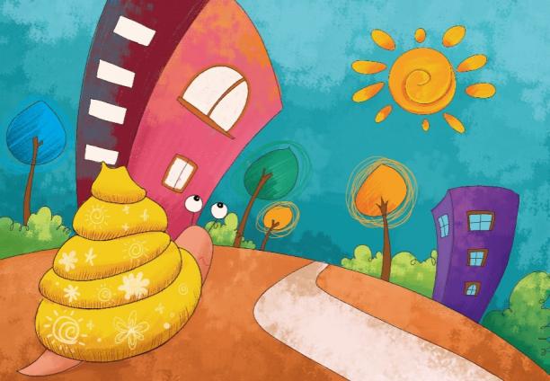 儿童创意美术课程：小蜗牛