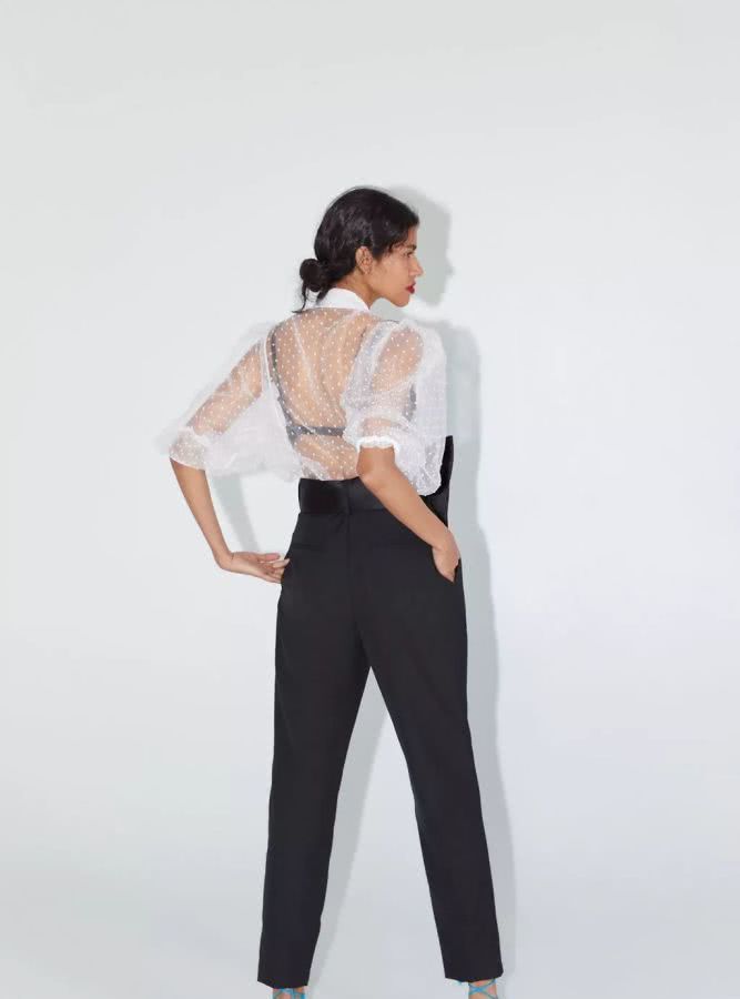 zara值得入手的连衣裙,zara新出的牛仔开叉连衣裙