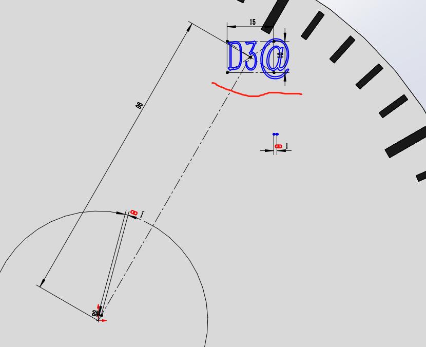 用solidworks数字阵列一个表盘刻度,内含建模视频