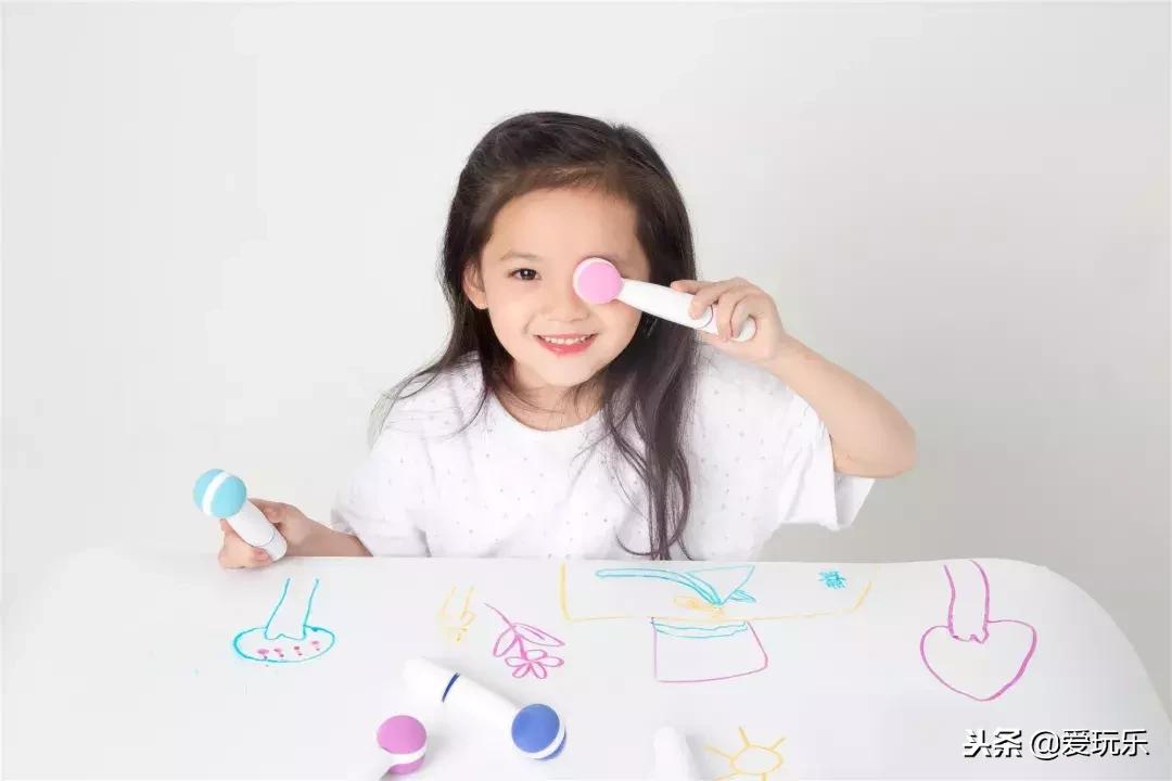 孩子玩水彩笔的危害,用水彩笔画画适合儿童的话