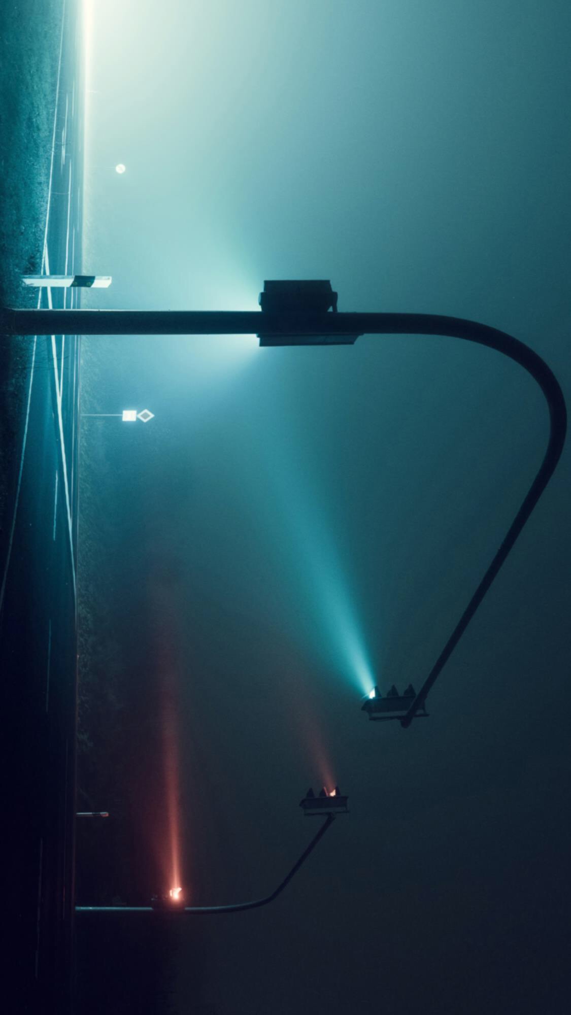 优阿壁纸全屏无水印,日落灯氛围感纯色壁纸