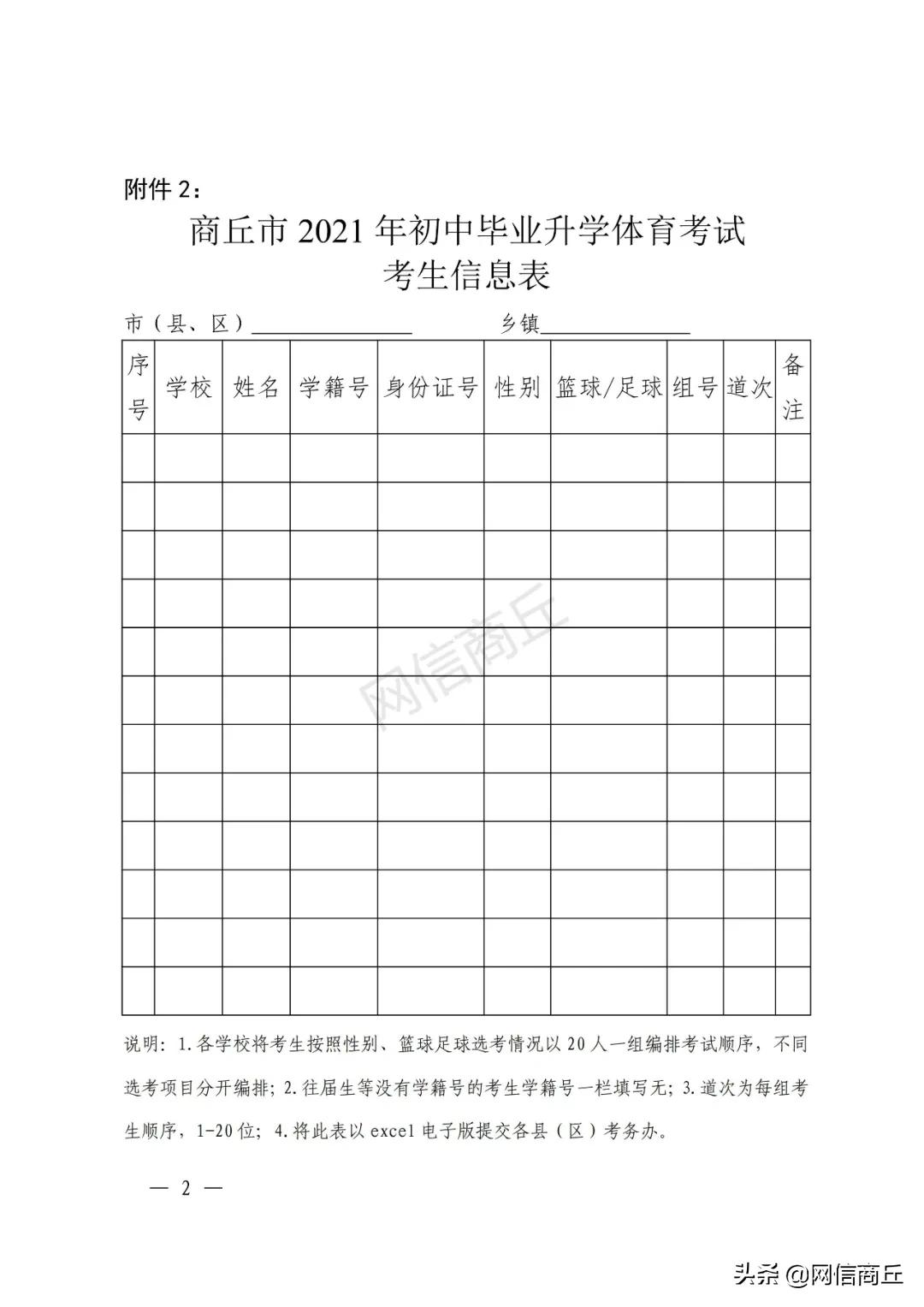 2018商丘初中生考体育有哪些项目,商丘教体局招生政策