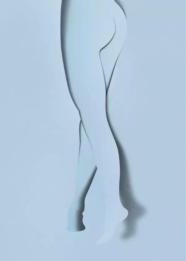 剪纸风格插画,剪纸效果字体