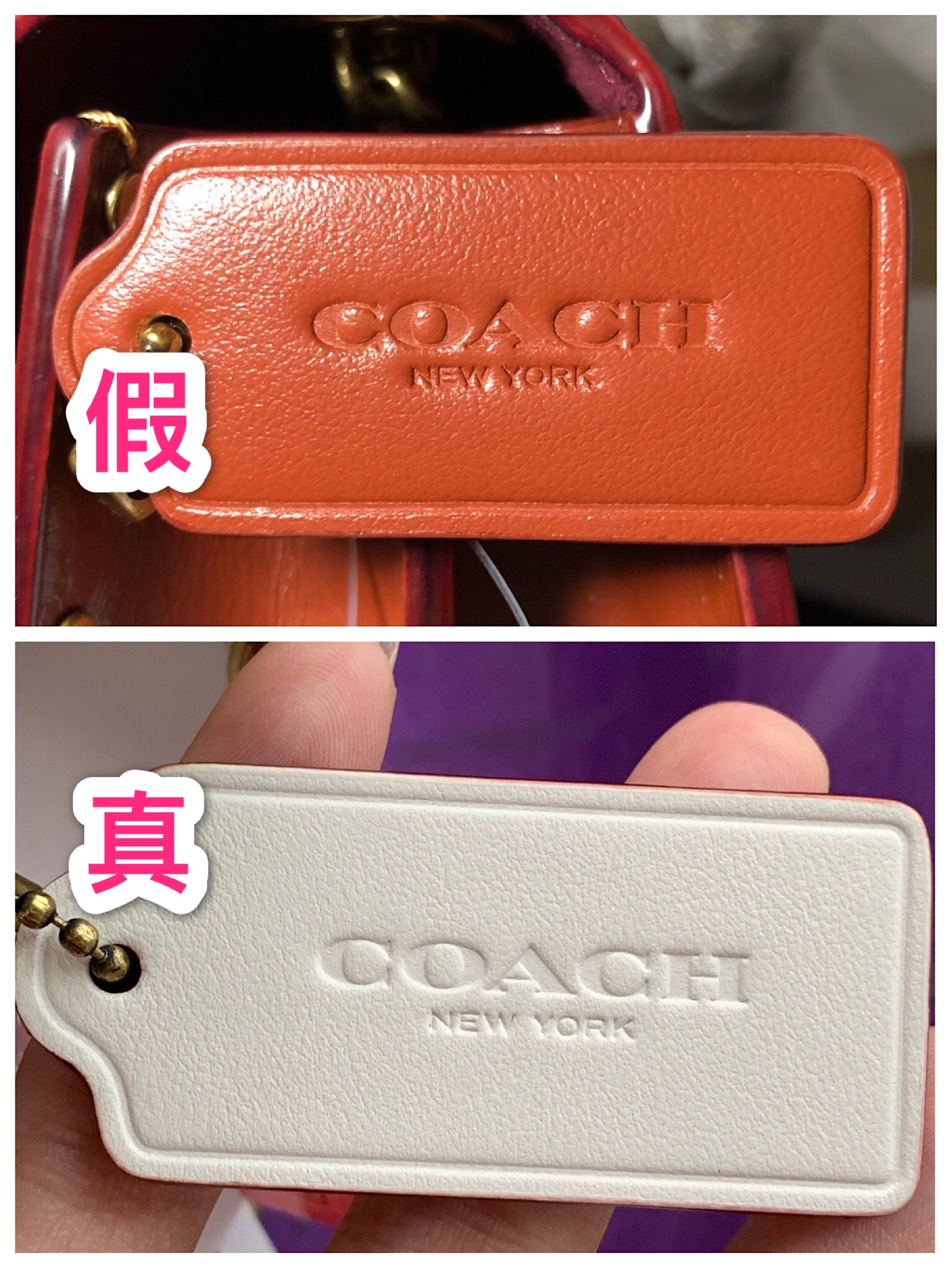 coach山茶花真假辨别,coach山茶花女包真假