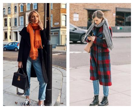 时尚轻奢感明星系列羊羔绒围巾,最潮的围巾的15种戴法超级实用