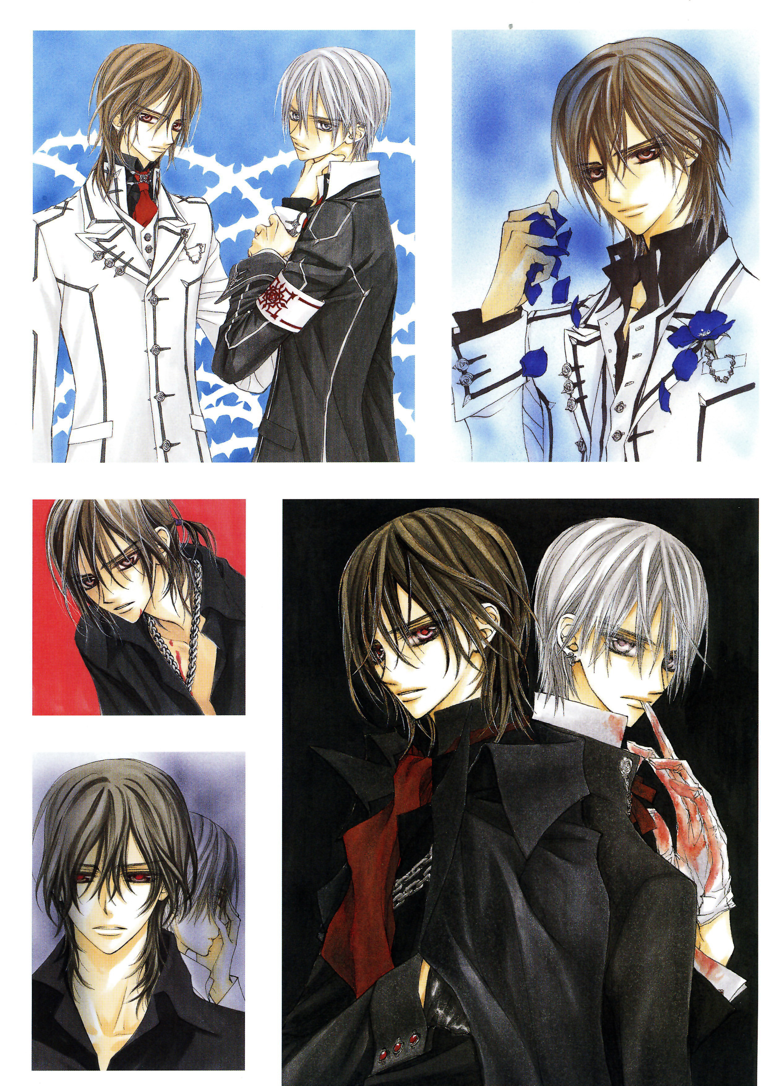 有关帅气吸血鬼的漫画图片,画风超精致的日本吸血鬼漫画