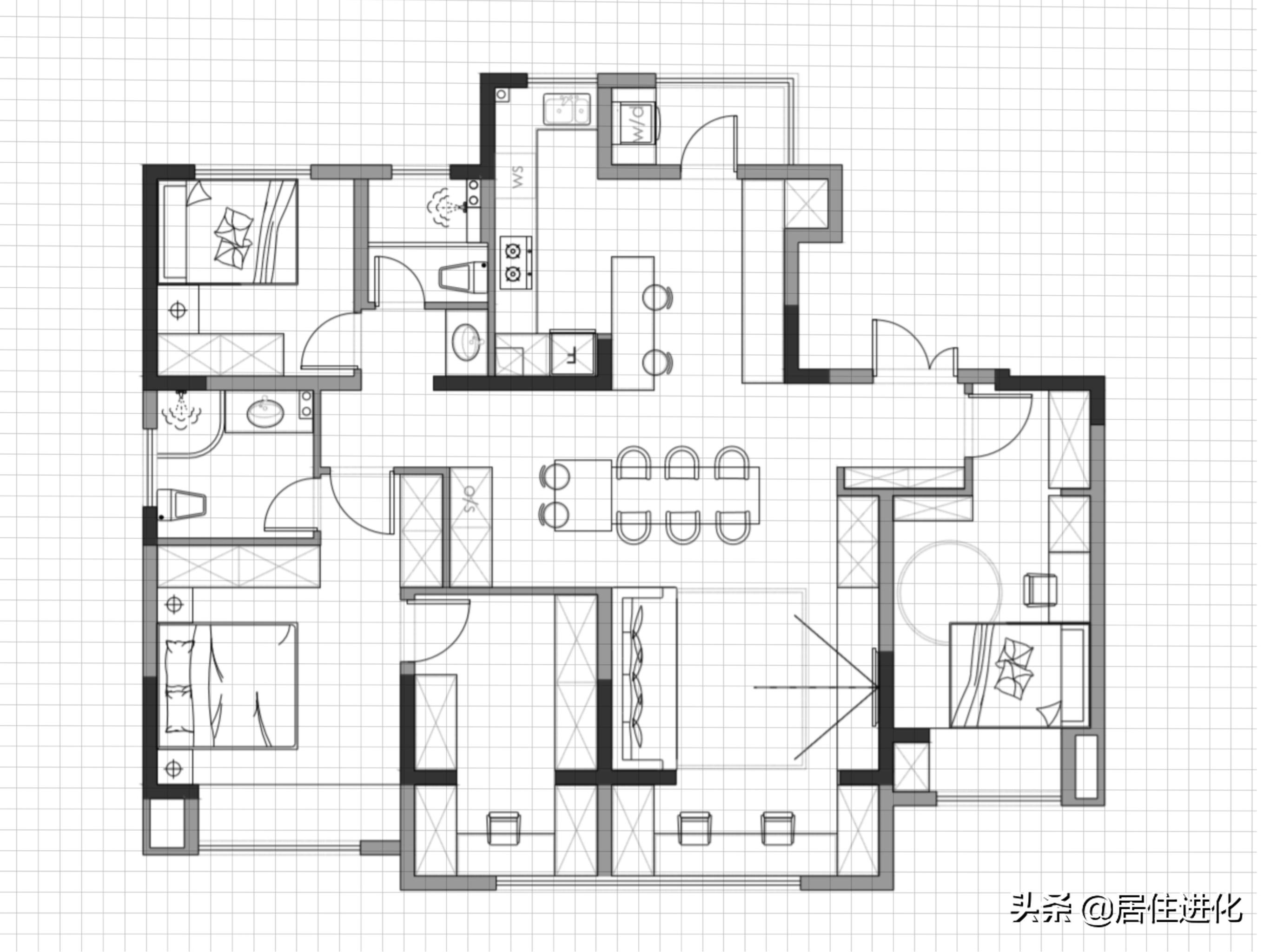 老房餐厅太小怎么解决,房子餐厅太小怎么装修