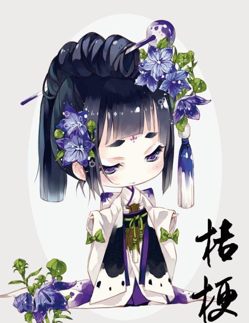 q版少女花朵拟人,花朵拟人q版角色